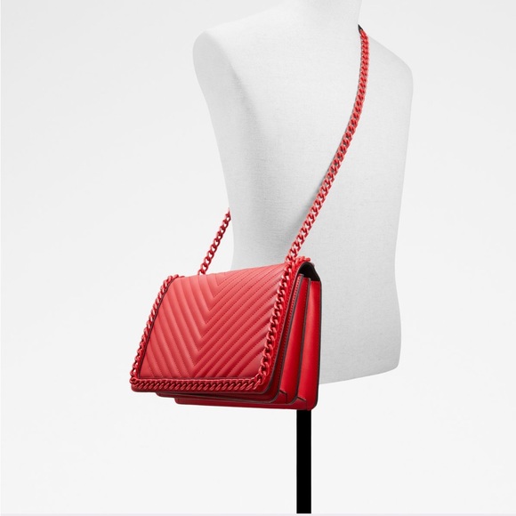 NEW Aldo Greenwald Crossbody Bag in Red, New w/o Tag Retail $100 - Picture 15 of 15